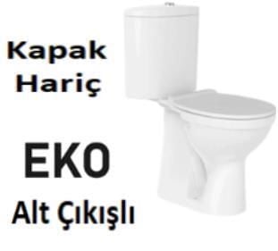 ALT ÇIKIŞLI KLOZET+DEPO (Kapak+İç Takım Hariç)