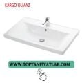 80-Cm ETEJER LAVABO TAŞI-(-KARE-)