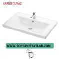 100-Cm ETEJER LAVABO TAŞI-(-KARE-)