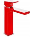 ECA TİERA SABİT LAVABO BATARYA (-103388003-)-KROM-KIRMIZI