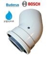 Bosch/Buderus/45 Drc Yoğuşmalı Kombi İlave Açık Dirsek