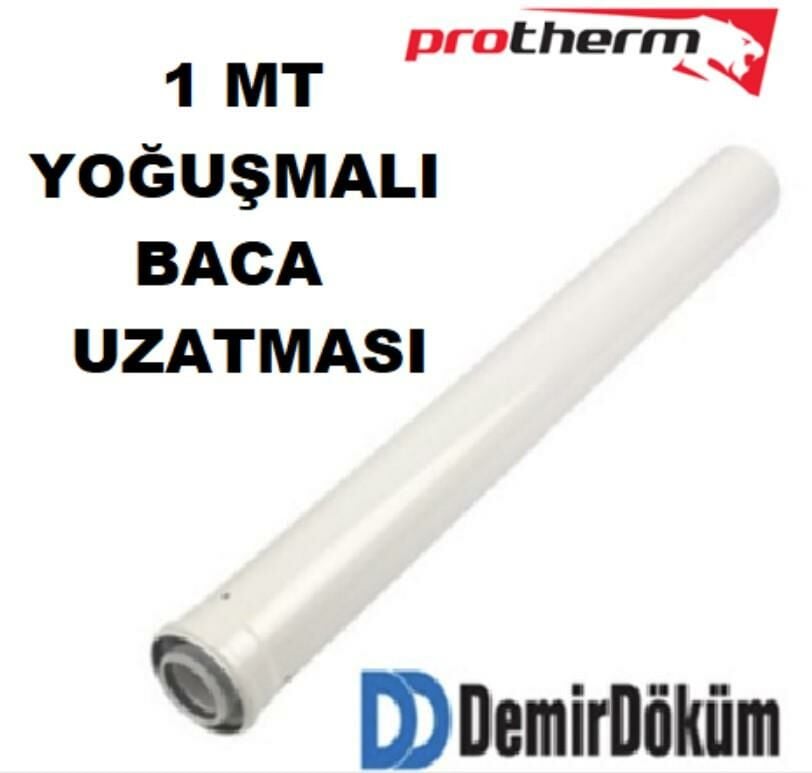 D.Döküm/Atromix/-1-Mt Yoğuşmalı Kombi İlave Baca Uzatması