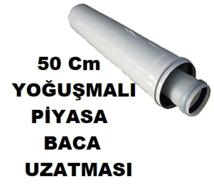 Piyasa/-50 Cm Yoğuşmalı Kombi İlave Baca Uzatması