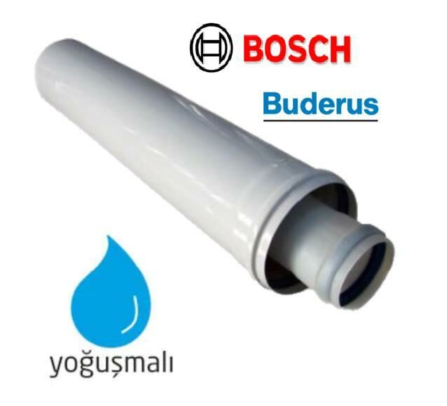 Bosch/Buderus/-50 Cm Yoğuşmalı Kombi İlave Baca Uzatması