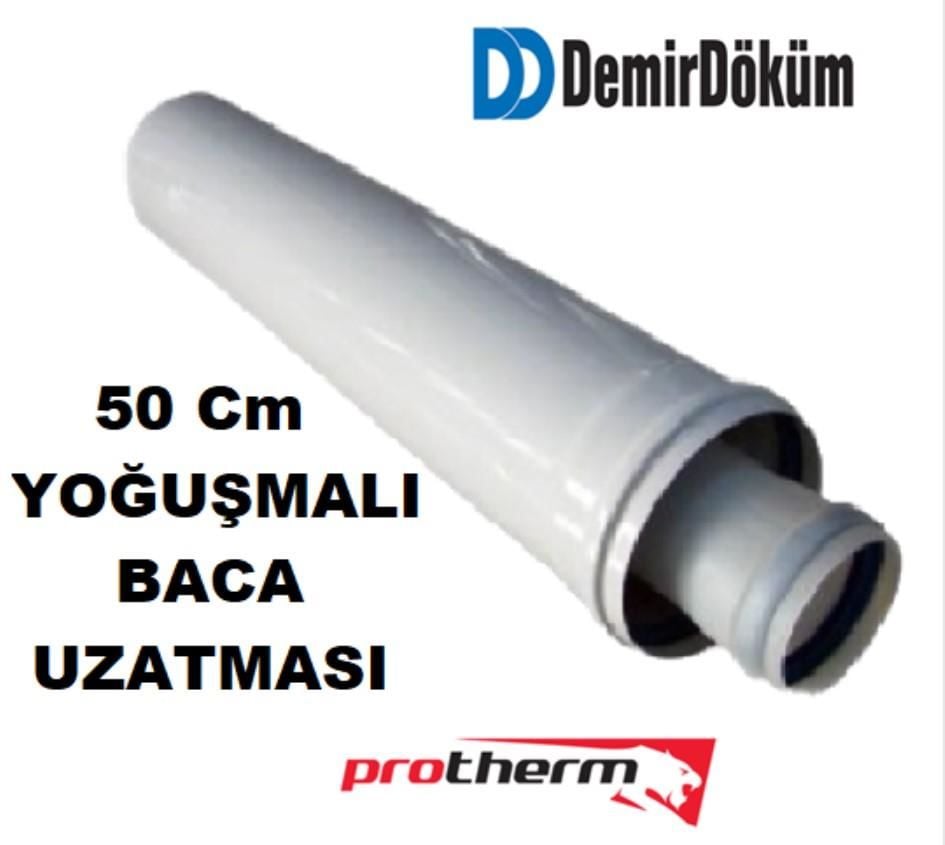 D.Döküm/Protherm/-50 Cm Yoğuşmalı Kombi İlave Baca Uzatması