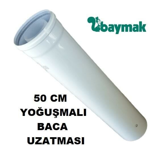 Baymak/-50 Cm Yoğuşmalı Kombi İlave Baca Uzatması