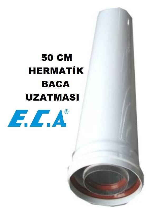E.C.A/-50 Cm Hermatik Kombi/Şofben İlave Baca Uzatması