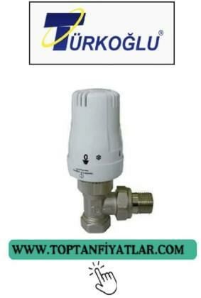 KÖŞE TERMOSTATİK VANA 1/2''