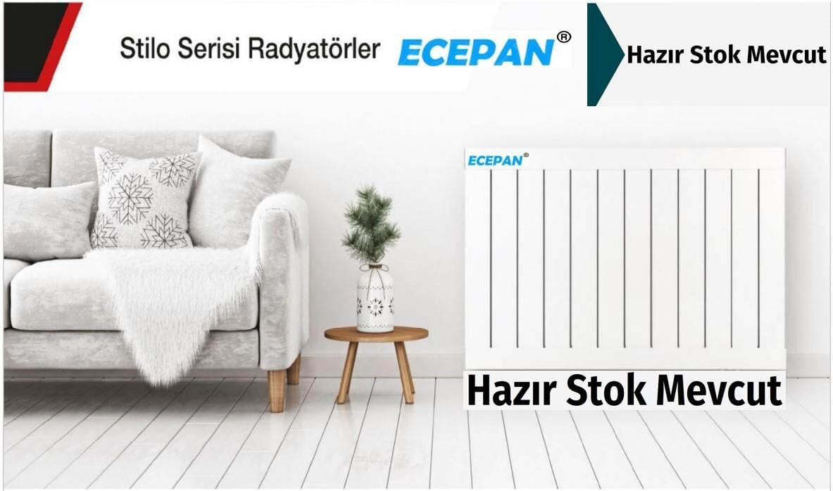 600/-9 DİLİM 76 Cm ECEPAN ALÜMİNYUM RADYATÖR