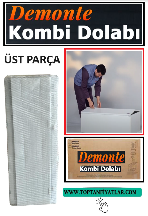DEMONTE ÜST PARÇA KOMBİ DOLABI