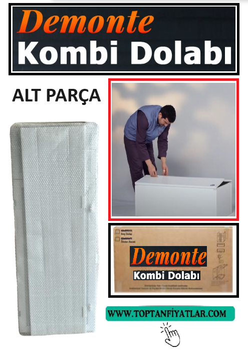 DEMONTE ALT PARÇA KOMBİ DOLABI