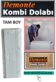 DEMONTE KOMBİ DOLABI TAM BOY