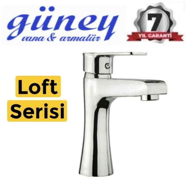 GNY-(-50491-)-LOFT SABİT LAVABO BATARYASI-(=7-YIL GARANTİ=)