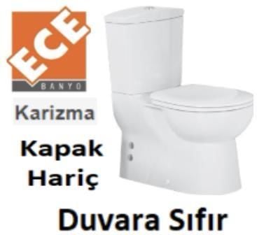 DUVARA SIFIR-(-KARİZMA-)-OVAL KLOZET+DEPO (Kapak+İç Takım Hariç) 1.KALİTE