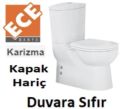 DUVARA SIFIR-(-KARİZMA-)-OVAL KLOZET+DEPO (Kapak+İç Takım Hariç) 1.KALİTE