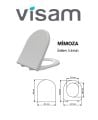 MİMOZA OVAL YAVAŞ KAPAK (Koli 12 Adet)