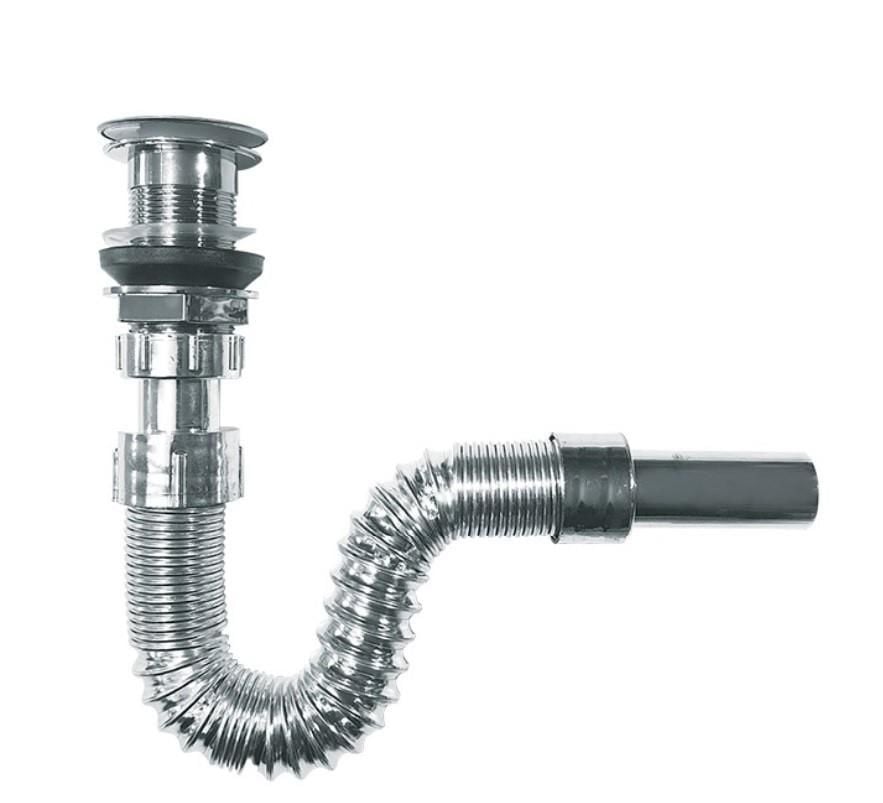 AYNALI LAVABO SİFONU KÖRÜKLÜ
